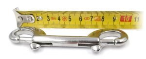 Moschettone Doppia Luce Inox